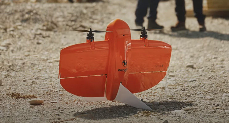 fixed wing drone